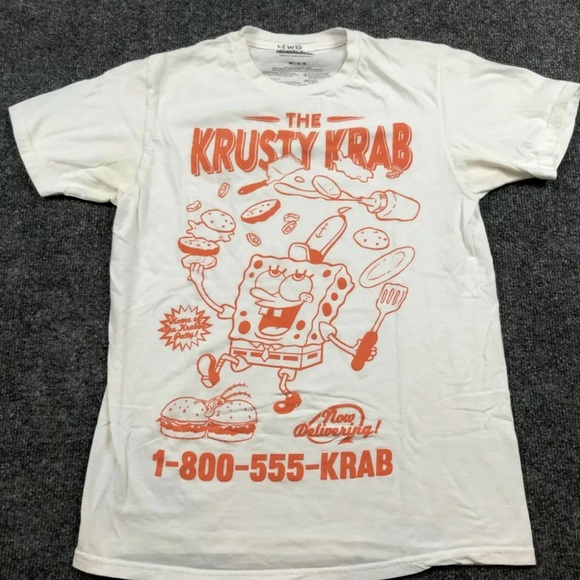 Nickelodeon SBSP “The Krusty Krab” Graphic T-Shirt - Picture 1 of 3